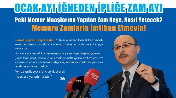 Ocak Ayı Sendika Bültenimiz Yayında….